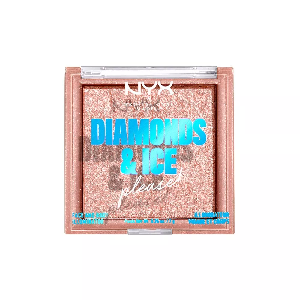 Iluminator NYX Professional Makeup D&I Please Face & Body Highlighter Frosted Pearl