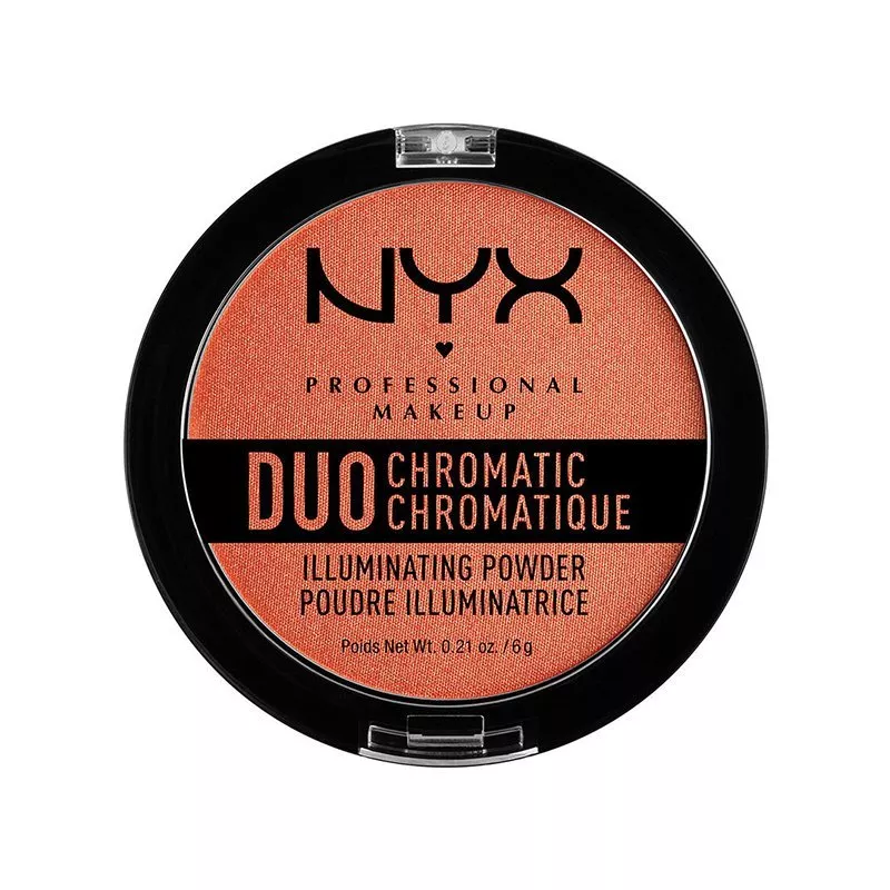 Iluminator NYX Professional Makeup Duo Chromatic Illuminating Powder Synthetica