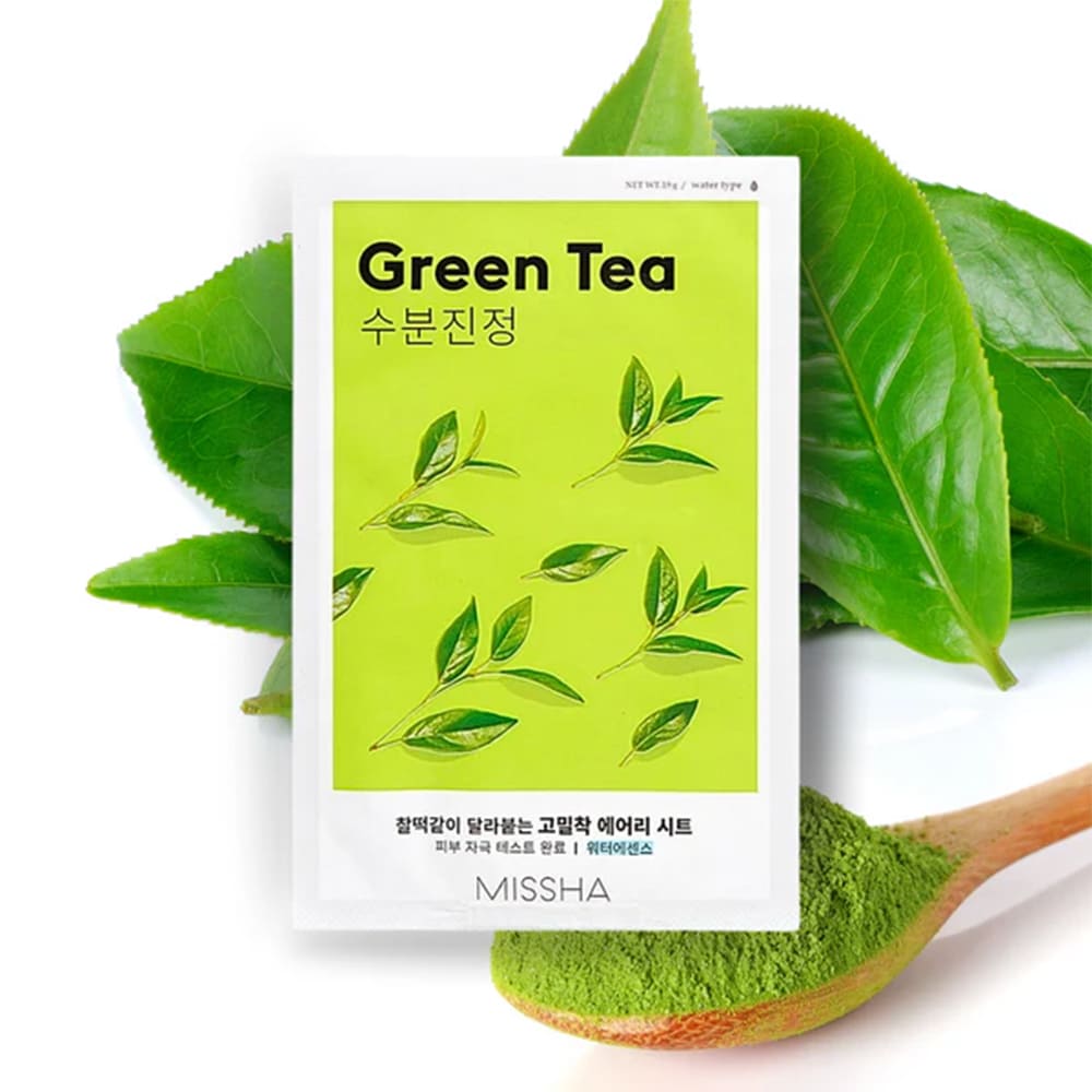 Masca Calmanta Missha Airy Fit Sheet Mask Green Tea