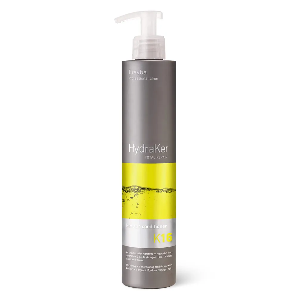 Balsam pentru păr uscat și deteriorat cu keratină Erayba K16 Hydraker Keratin Conditioner 250 ml Erayba