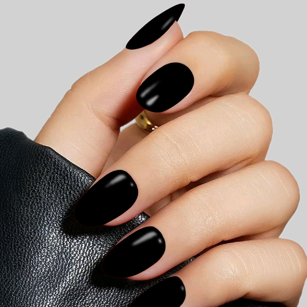 Lac unghii KissUSA Ruby Kisses Pitch Black Darkness HDCP 17