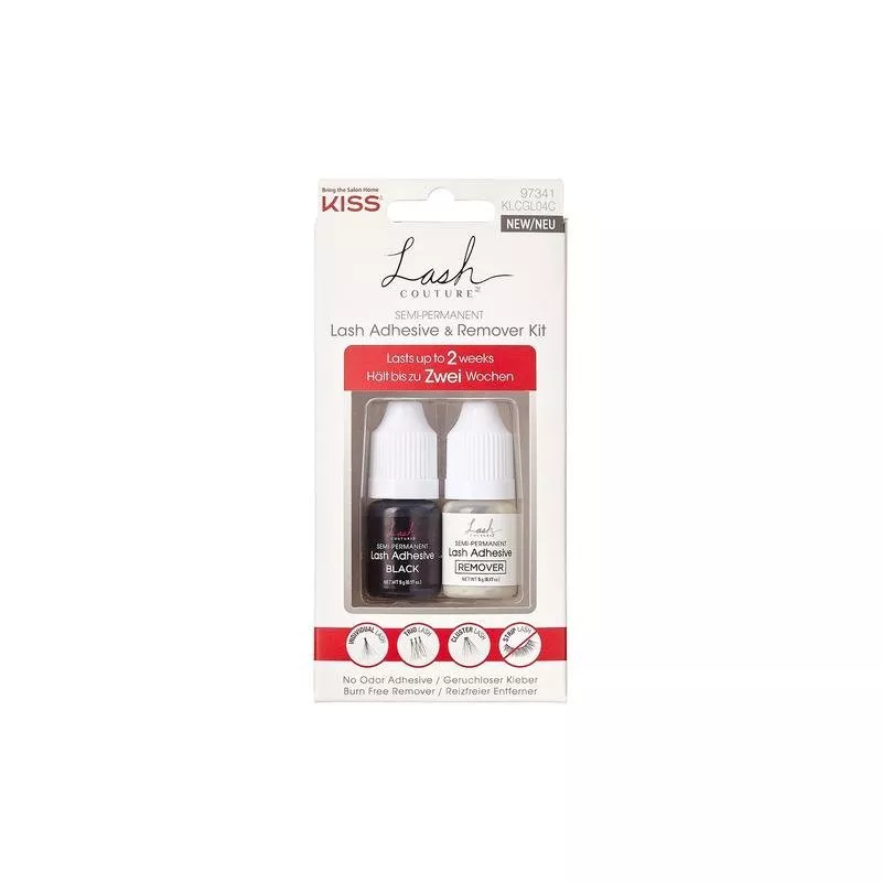 Kit Adeziv KissUSA Lash Couture - Semi-Permanent Lash Adhesive & Remover Kit
