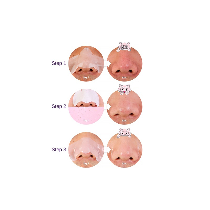 Kit pentru Curatarea Porilor Holika Holika Pig-Nose Clear Black Head 3-STEP kit