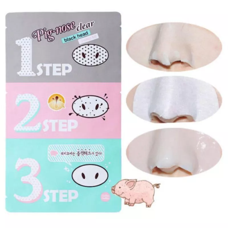 Kit pentru Curatarea Porilor Holika Holika Pig-Nose Clear Black Head 3-STEP kit
