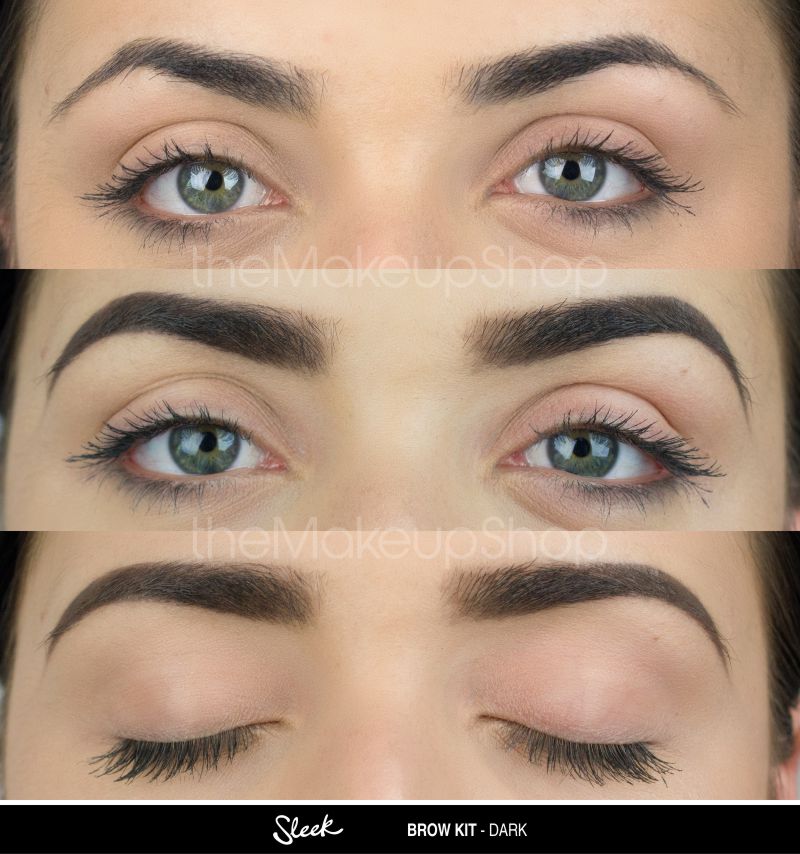 Kit Sprancene Sleek MakeUP Brow Kit Dark