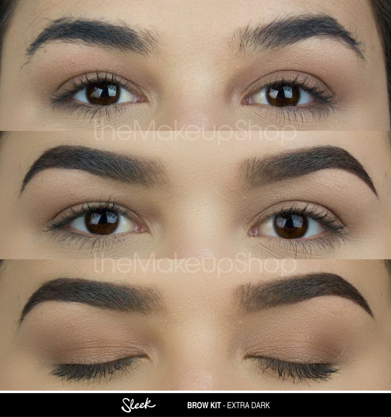 Kit Sprancene Sleek MakeUP Brow Kit Extra Dark