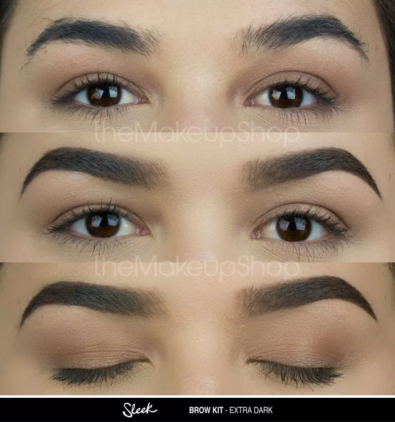 Kit Sprancene Sleek MakeUP Brow Kit Extra Dark