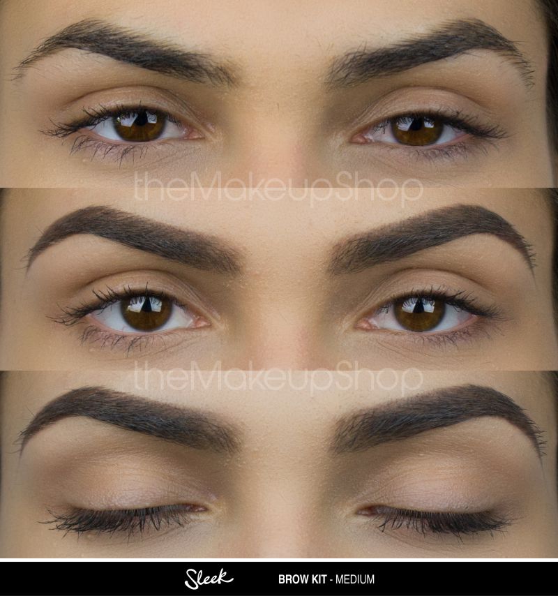 Kit sprancene Sleek MakeUP Brow Kit Medium