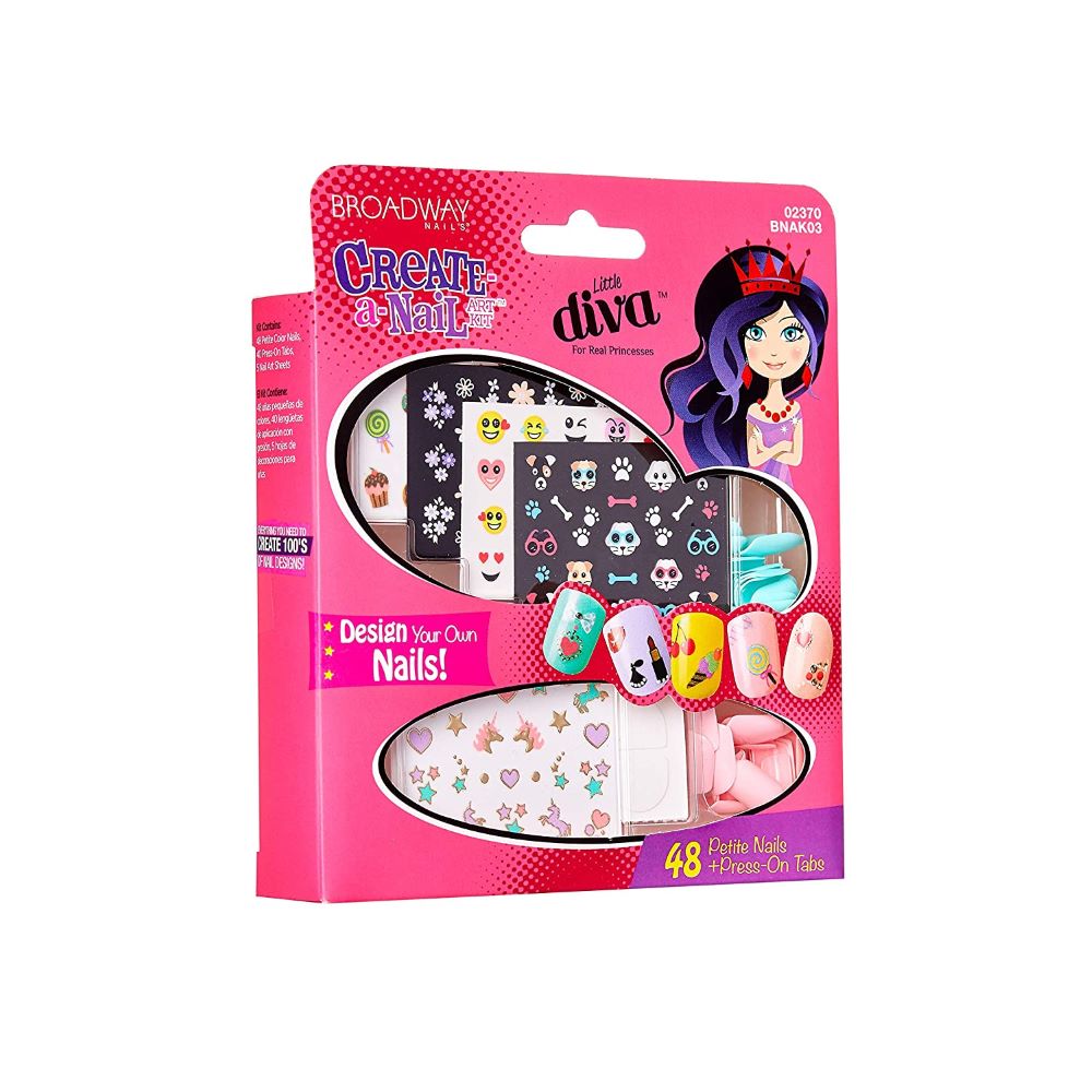 Kit unghii false KissUSA Broadway Nails Create-a-Nail Art
