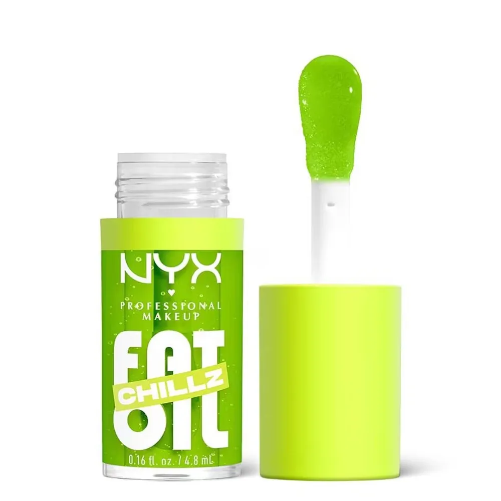 Luciu de buze NYX Professional Makeup Fat Oil Chillz 19 Kiwi Freezie