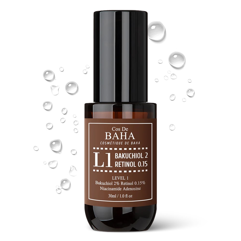 Ser cu retinol Level 1 - Cos DE BAHA L1 Bakuchiol 2% + Retinol 0.15% Serum 30ml 