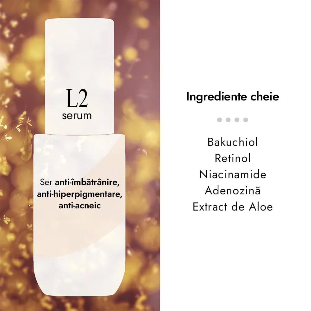 Ser cu Retinol Level 2 - Cos DE BAHA L2 Bakuchiol 2% + Retinol 0.5% Serum 30ml 