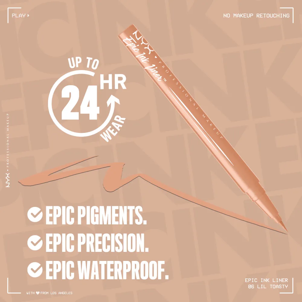 Contur Ochi Nyx Professional Makeup Epic Ink Waterproof Liner Lil Toasty