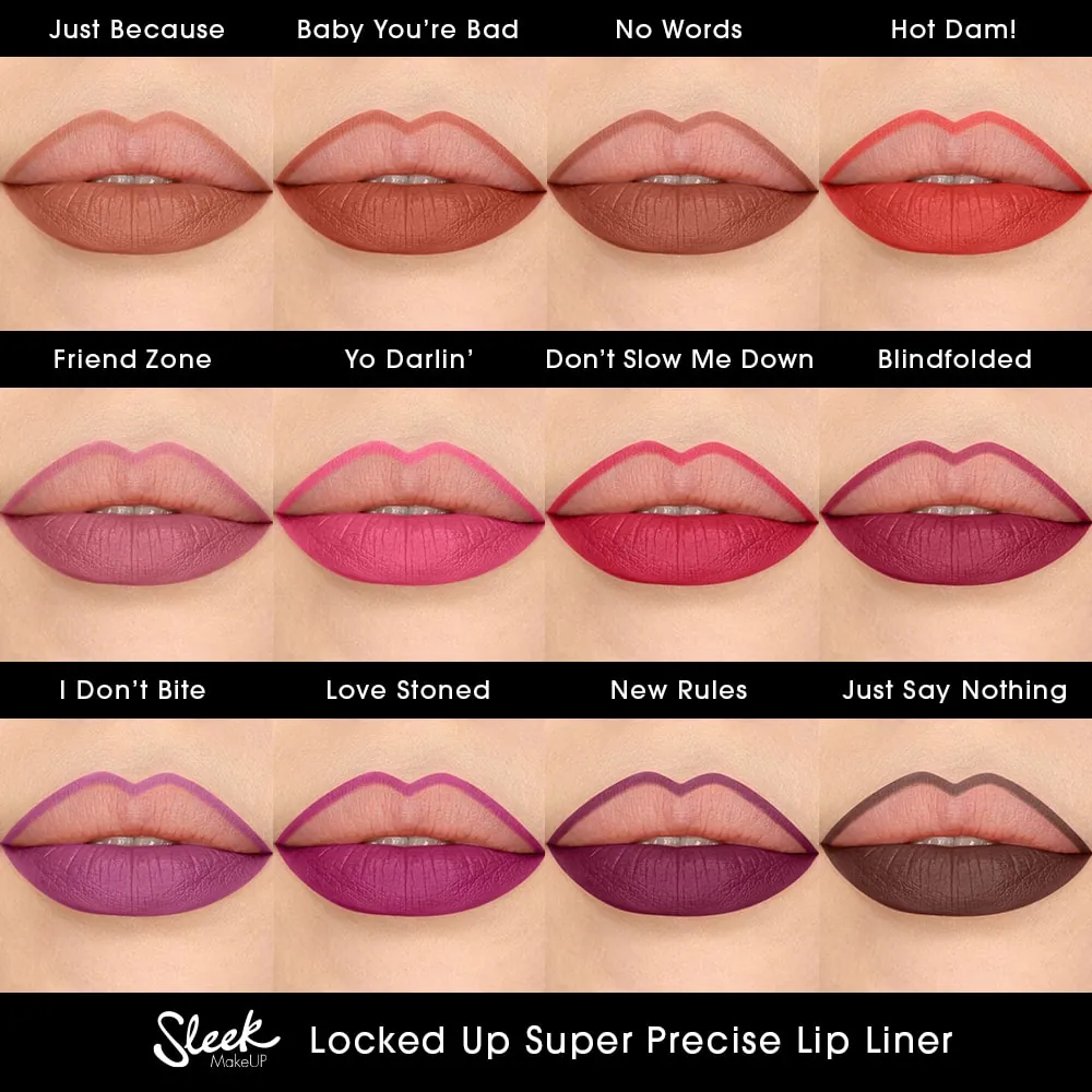 Creion buze Sleek MakeUP Locked Up Super Precise Lip Liner Friend Zone