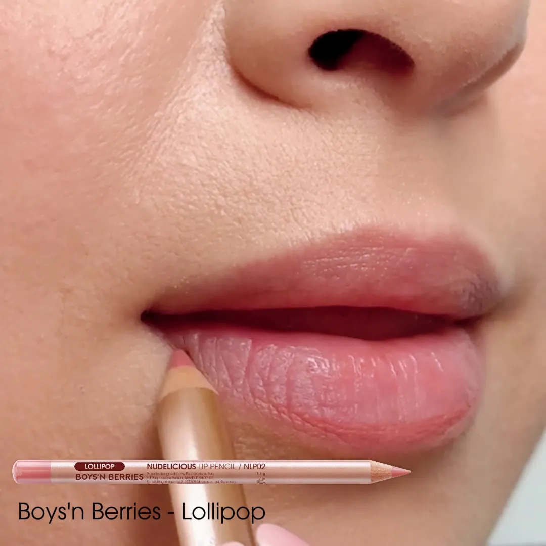Videoclip Creion Buze Boys`n Berries Nudelicious Lip Pencil Lollipop
