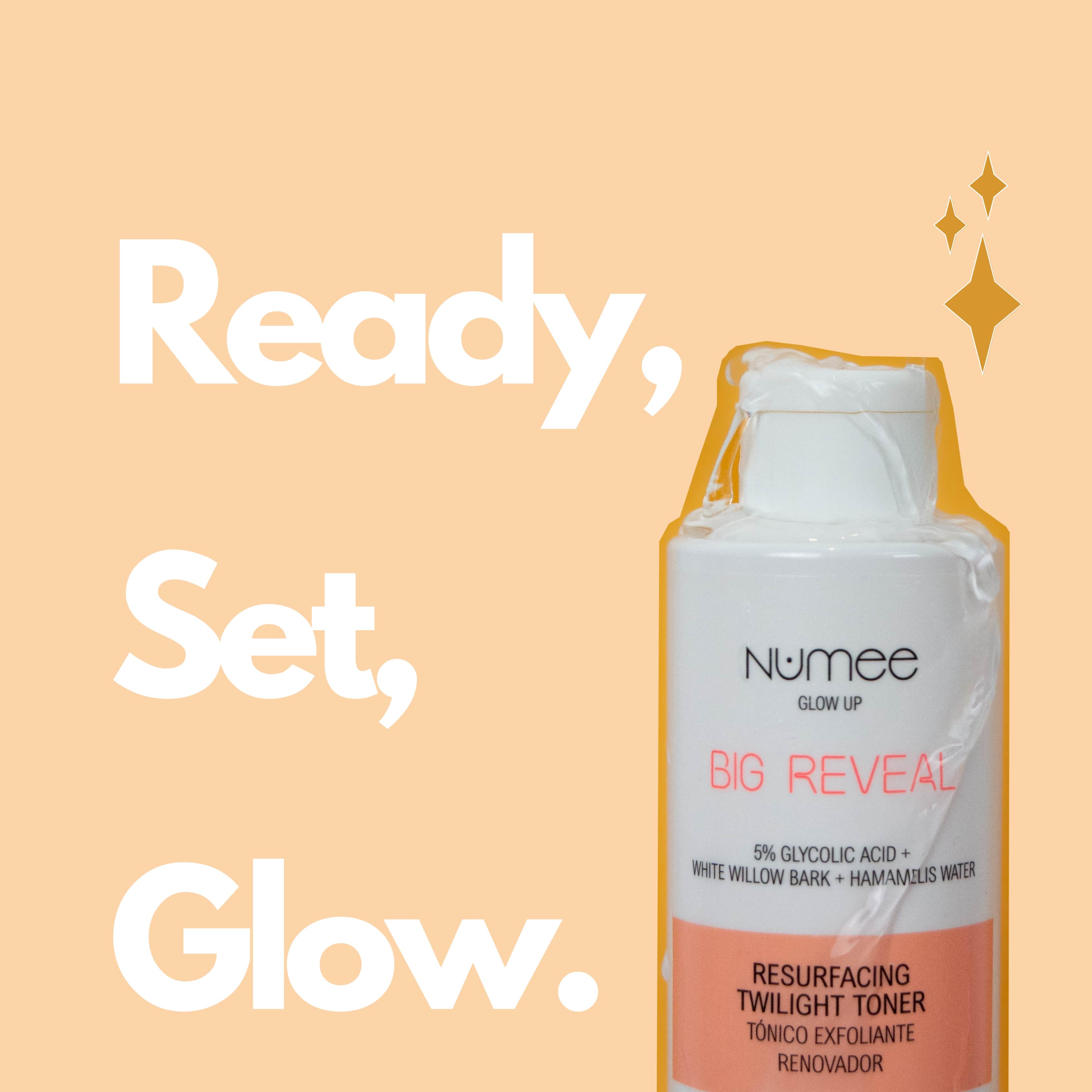 Lotiune Tonica Exfolianta Numee Glow Up Big Reveal Resurfacing Twilight Toner