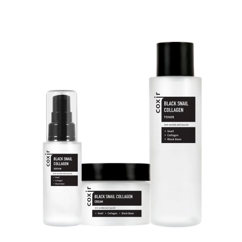 Lotiune Tonica Hidratanta COXIR Black Snail Collagen Toner
