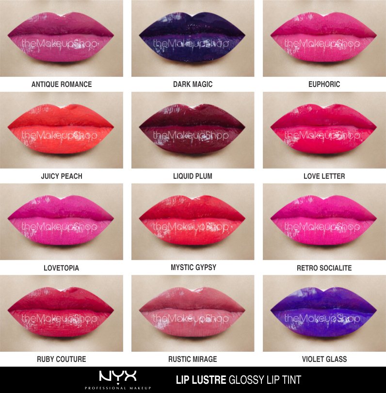 Luciu NYX Professional Makeup Lip Lustre Glossy Lip Tint