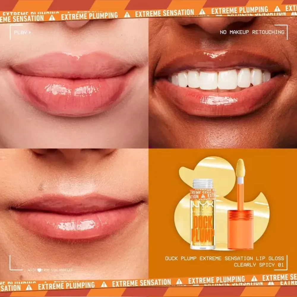 Luciu de buze NYX Professional Makeup Duck Plump 01 Cleary Spicy
