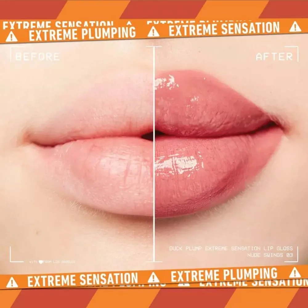 Luciu de buze NYX Professional Makeup Duck Plump 03 Nude swings
