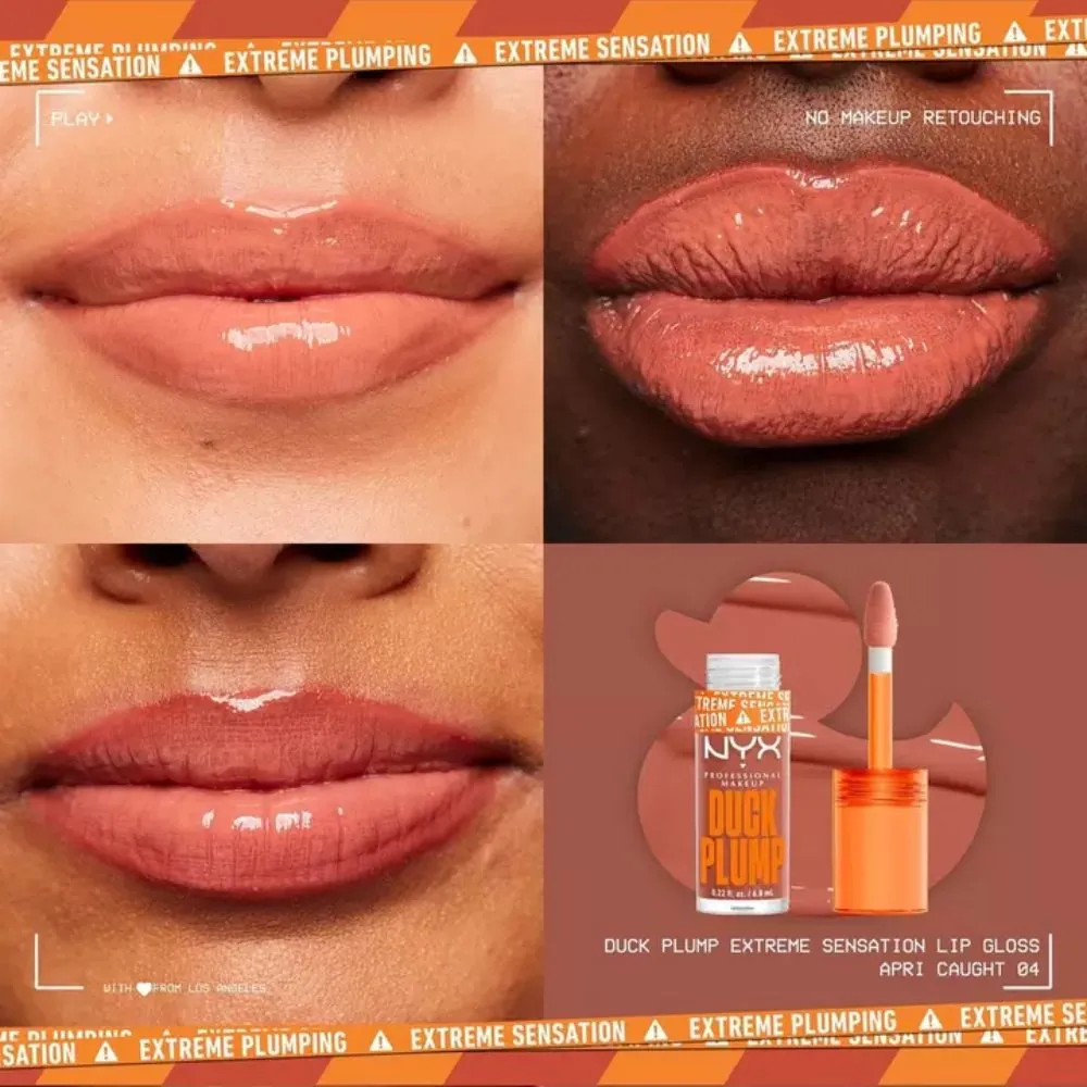 Luciu de buze NYX Professional Makeup Duck Plump 04 Apri-Caught