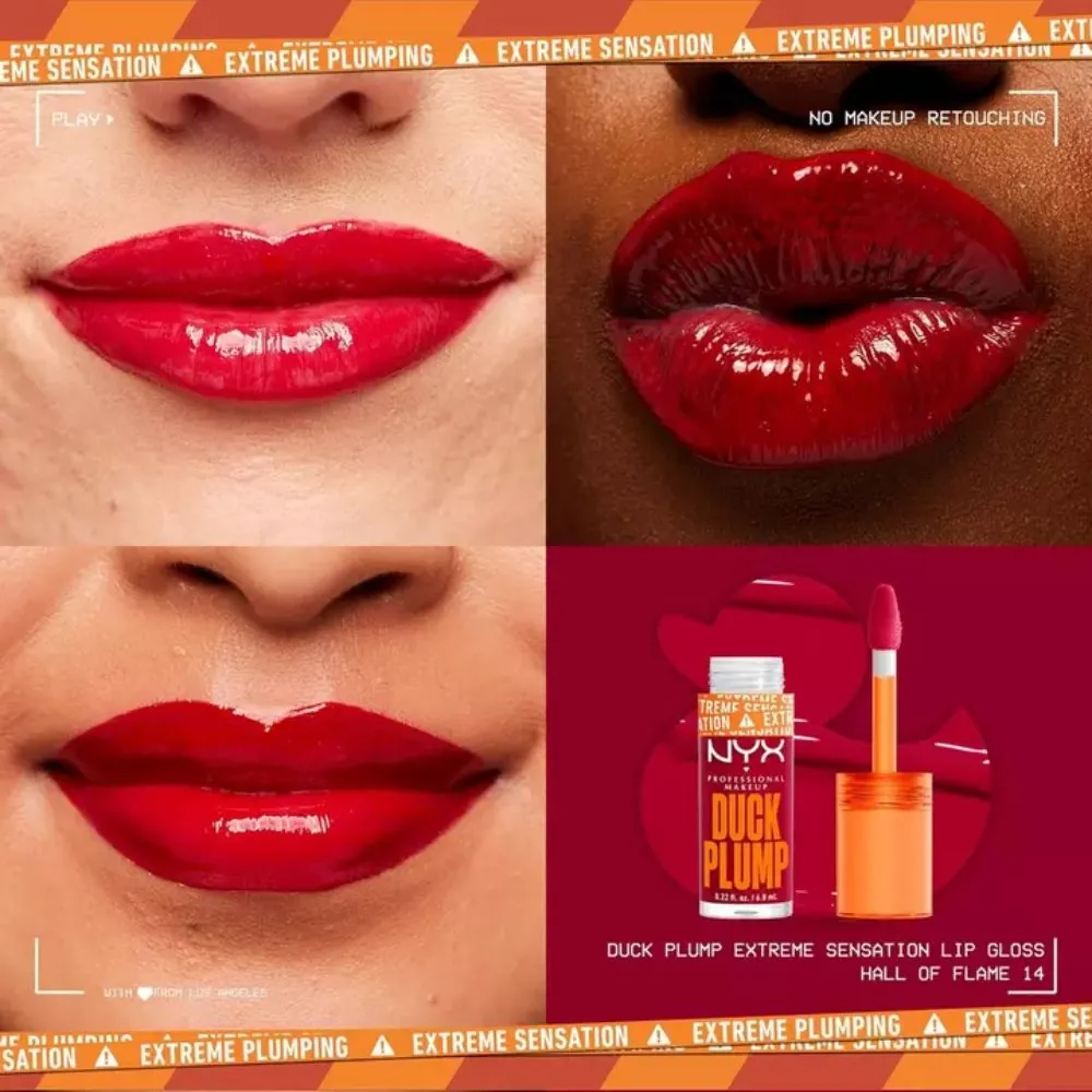 Luciu de buze NYX Professional Makeup Duck Plump 14 Hall of flame