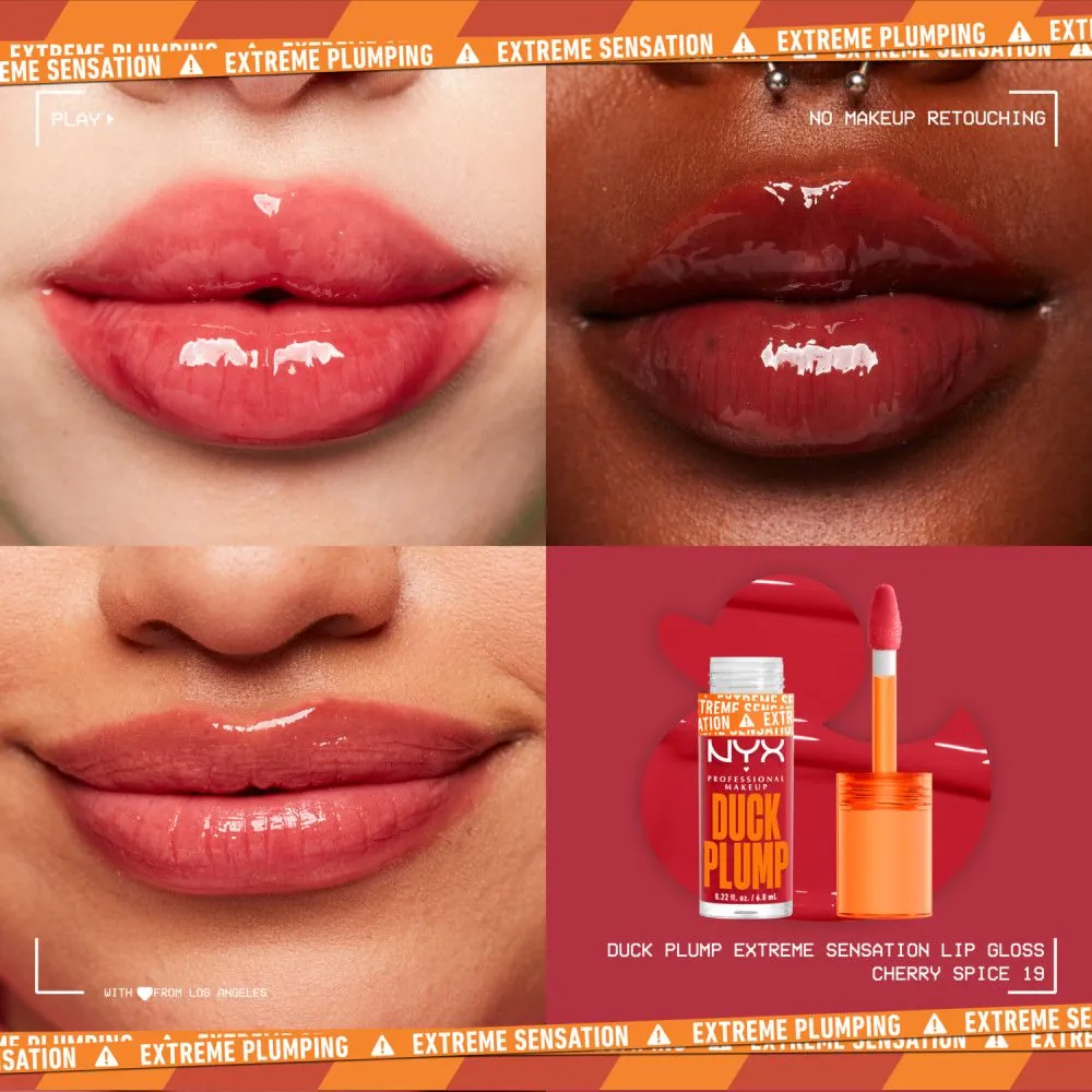 Luciu de buze NYX Professional Makeup Duck Plump 19 Cherry Spice