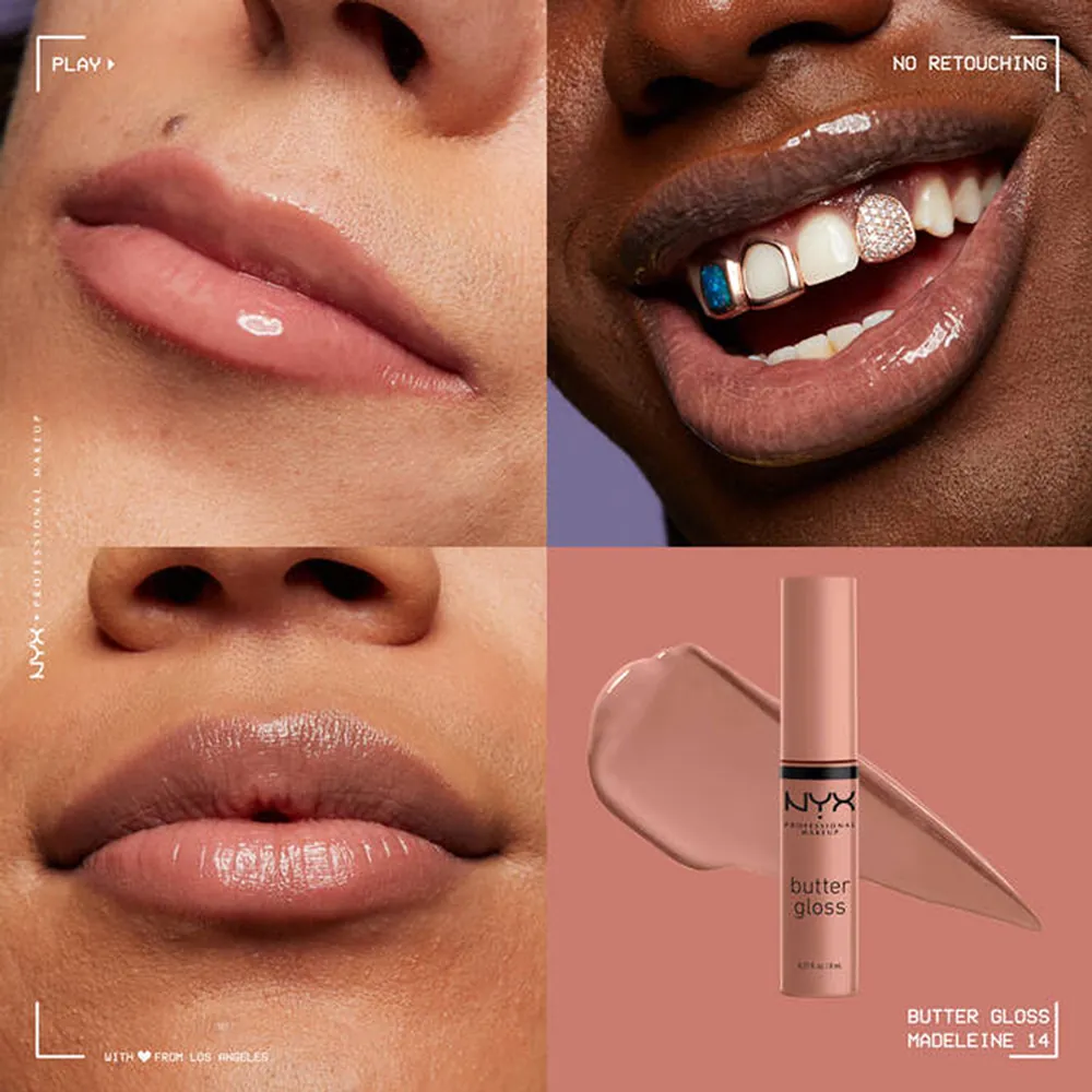 Luciu buze NYX Professional Makeup Butter Gloss Madeleine