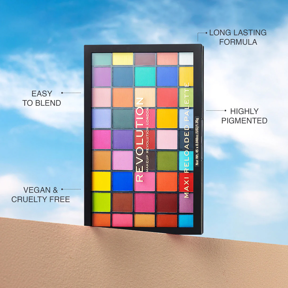 Paleta Farduri Makeup Revolution Maxi Reloaded Palette Monster Mattes
