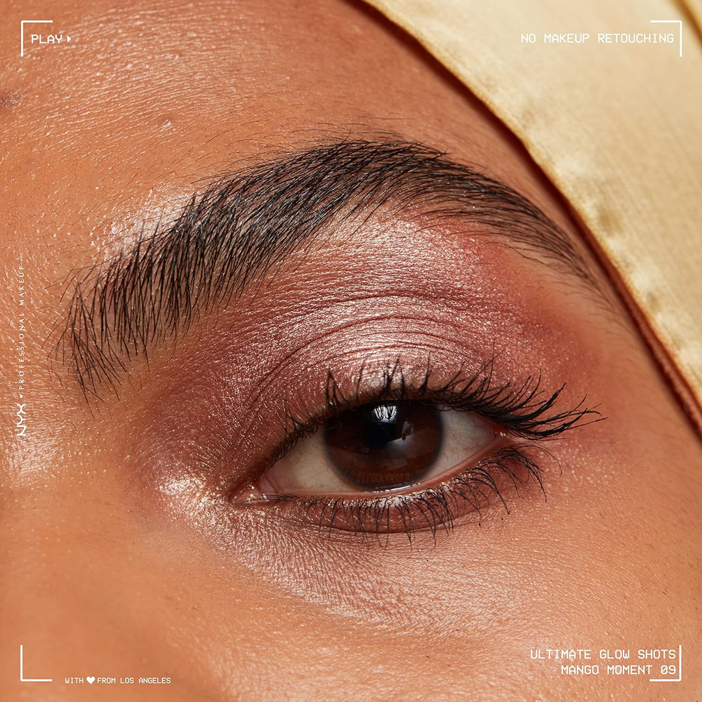 Fard de Pleoape Lichid NYX Professional Makeup Ultimate Glow Shots Mango Moment