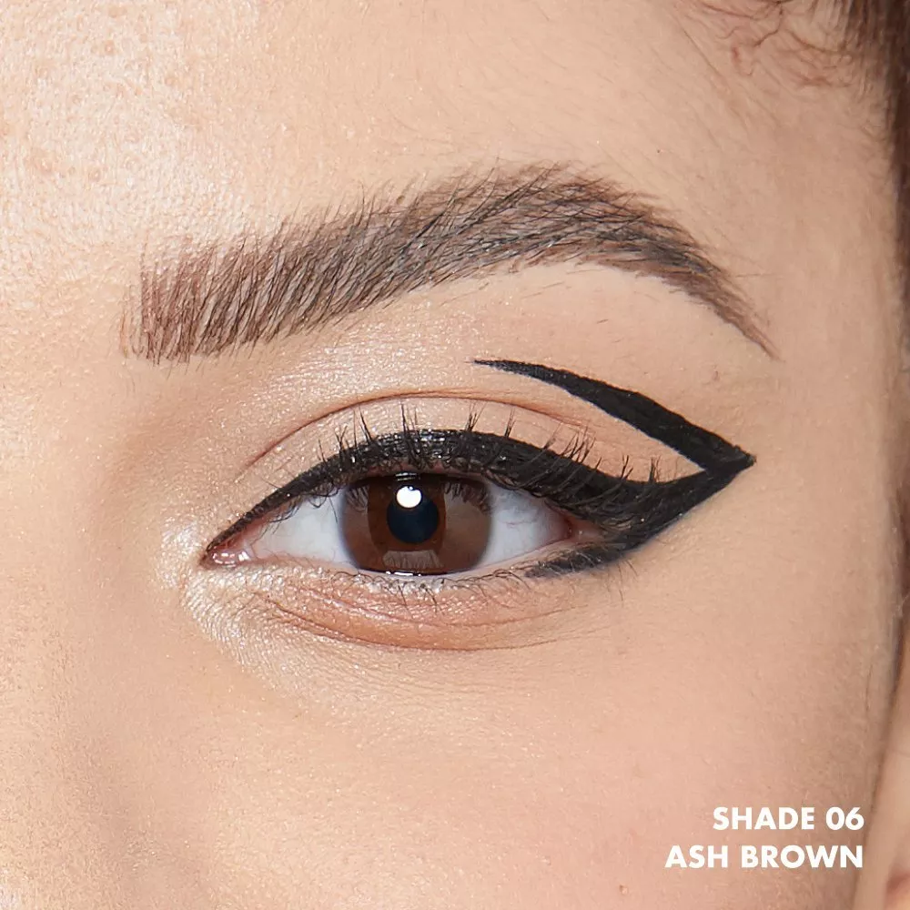 Marker pentru sprancene NYX Professional Makeup Lift N Snatch Brow Tint Pen Ash Brown