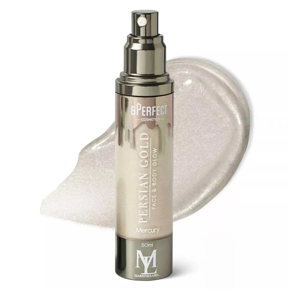 Iluminator Lichid BPerfect x Mars the Label Liquid Body Highlight Persian Gold Mercury