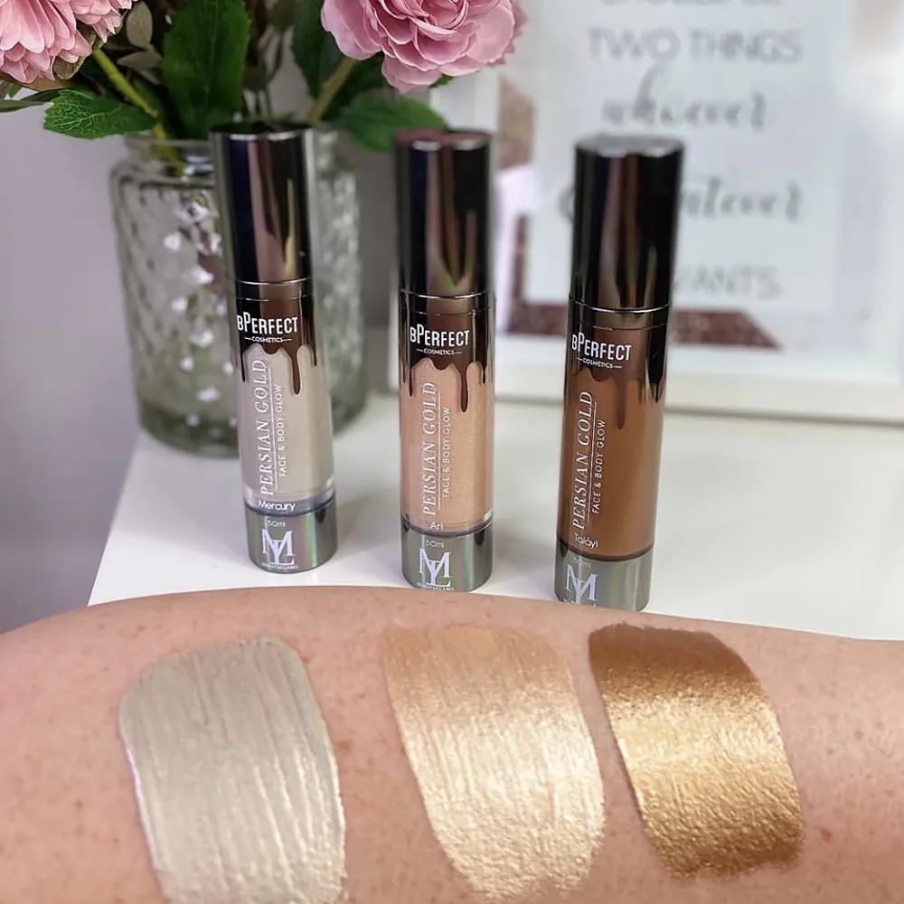 Iluminator Lichid BPerfect x Mars the Label Liquid Body Highlight Persian Gold Mercury
