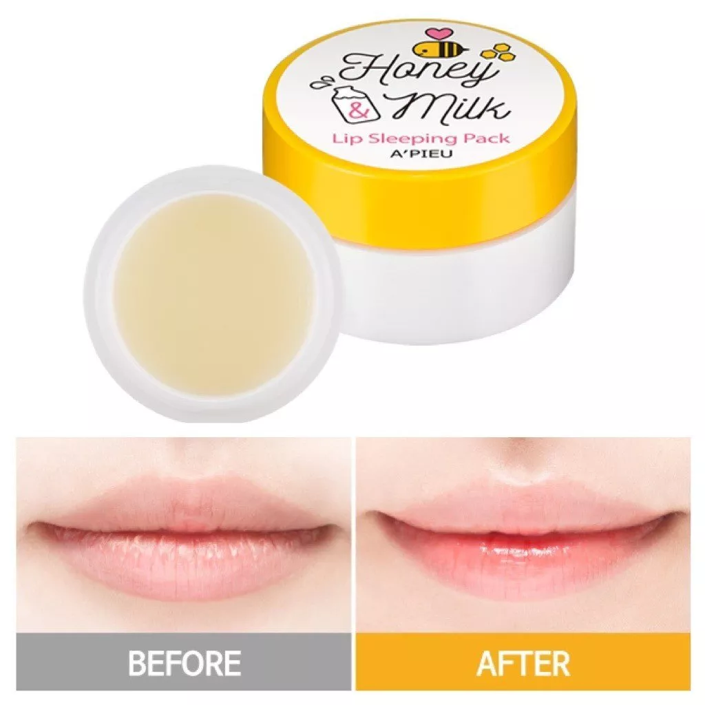 Masca buze A`pieu Honey & Milk Lip Sleeping Pack