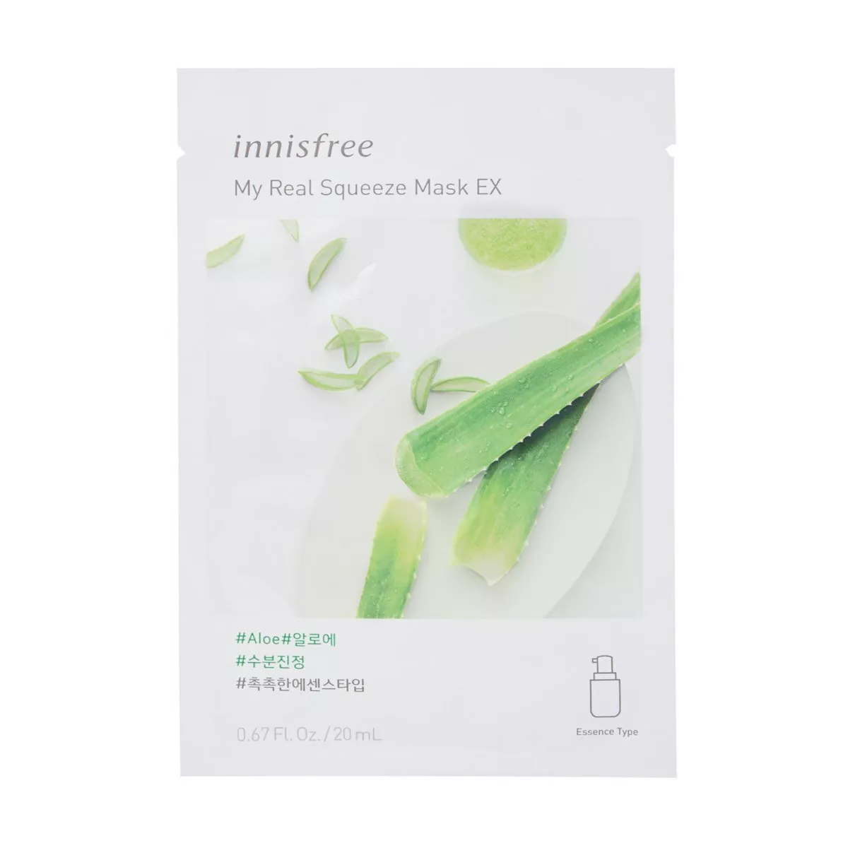 Masca Calmanta Innisfree My Real Squeeze Mask EX #Aloe