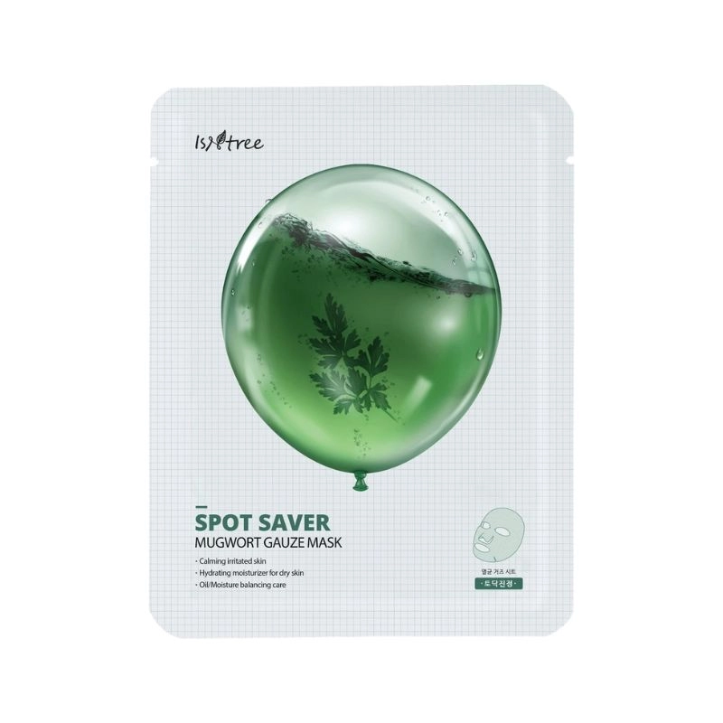 Masca Calmanta ISNTREE Spot Saver Mugwort Gauze Mask