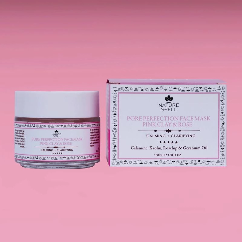 Masca Calmanta Nature Spell Pink Clay and Rose Pore Perfection Face Mask