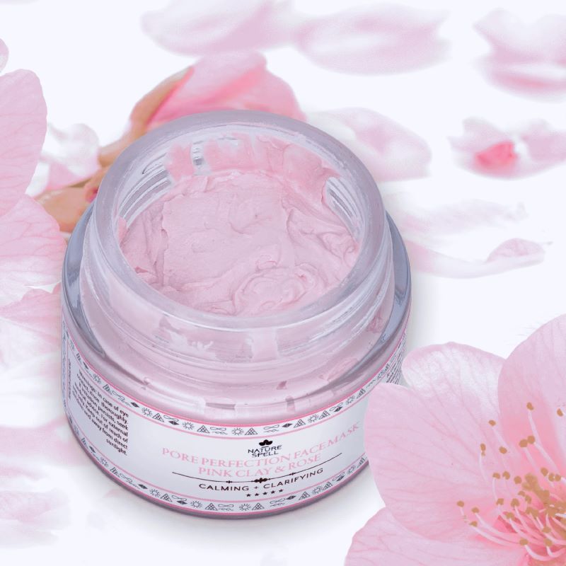Masca Calmanta Nature Spell Pink Clay and Rose Pore Perfection Face Mask