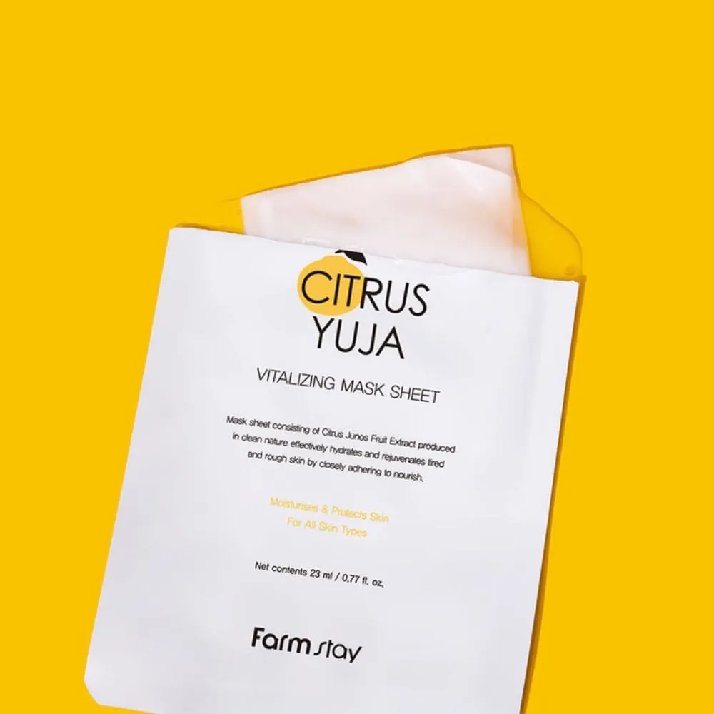 Masca Revitalizanta Farmstay Citrus Yuja Vitalizing Mask