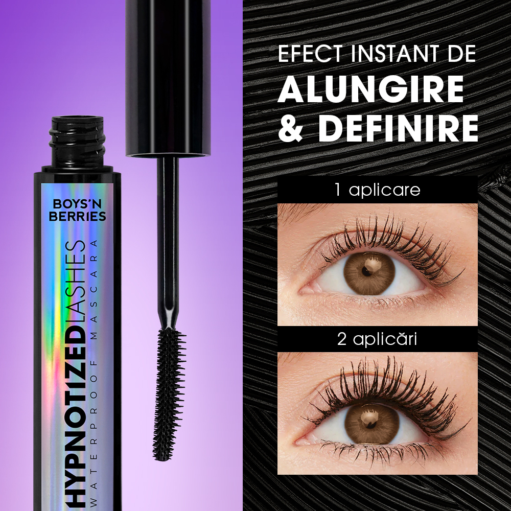 Mascara Boys`n Berries Hypnotized Lashes Waterproof Mascara