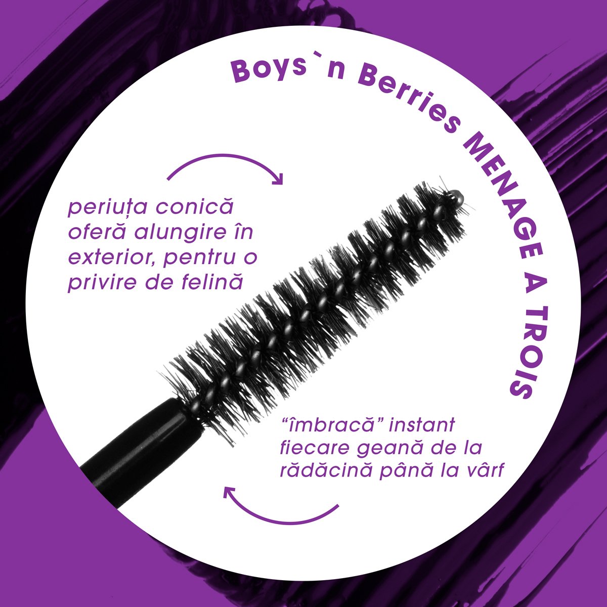 Mascara Boys`n Berries Menage a Trois Great Definition