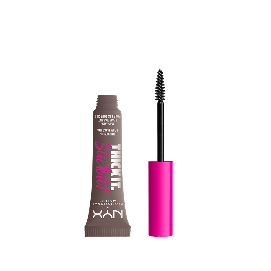 Mascara sprancene NYX Professional Makeup Thick it Stick it Cool Ash Brown