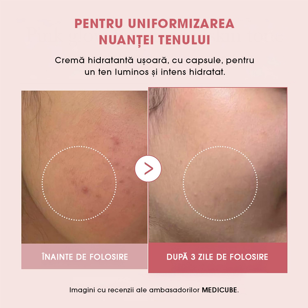 Crema cu capsule Medicube PDRN Pink Collagen Capsule Cream