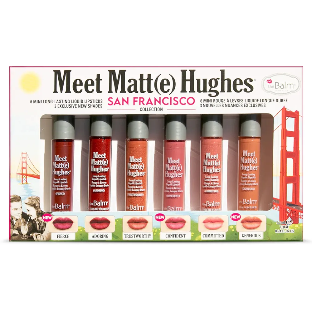 Set Rujuri Lichide theBalm Meet Matt(e) Hughes Mini Kit San Francisco