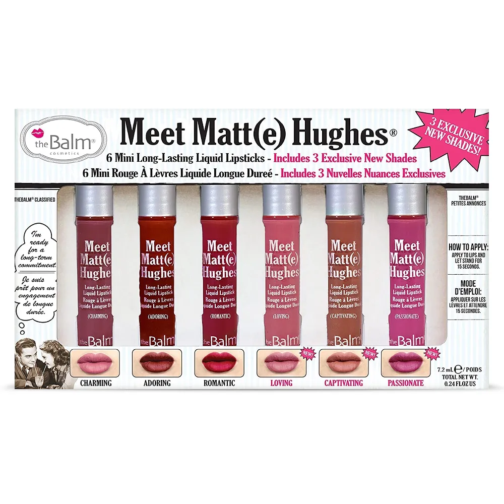 Set Rujuri Lichide theBalm Meet Matte Hughes Mini Kit #3