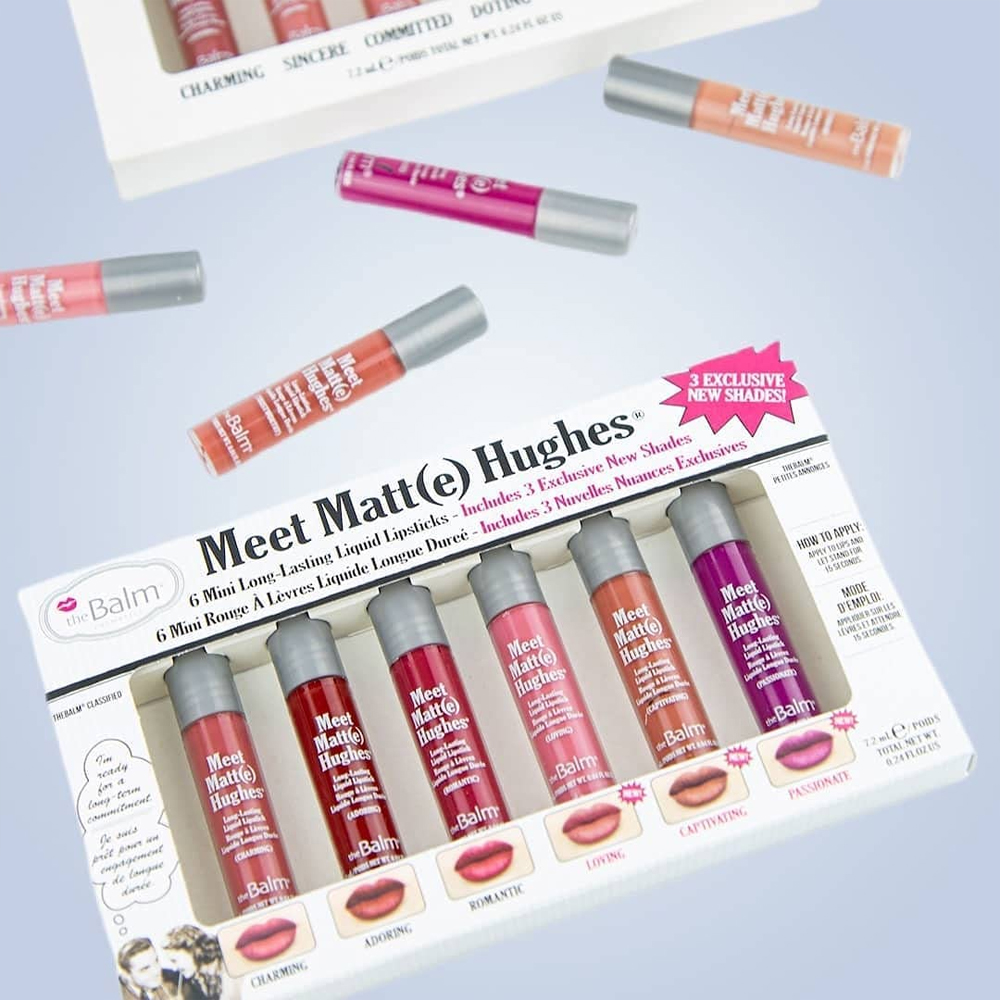Set Rujuri Lichide theBalm Meet Matte Hughes Mini Kit #3