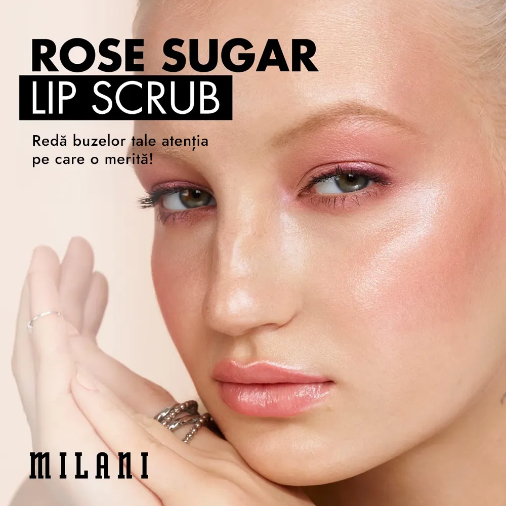 Scrub Buze Milani Rose Sugar Lip Scrub