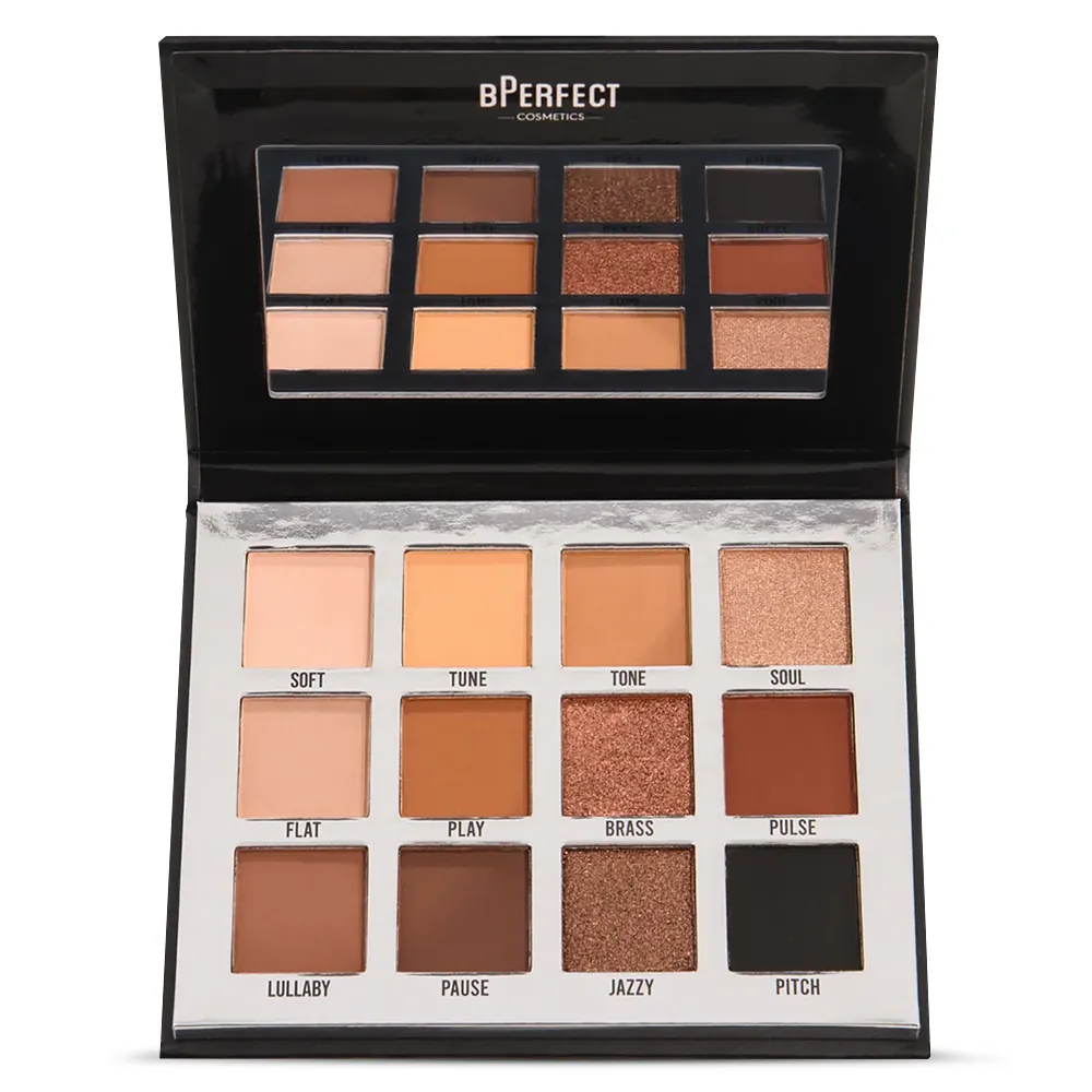 Paleta de Farduri BPerfect Mini Muted Shadow Palette