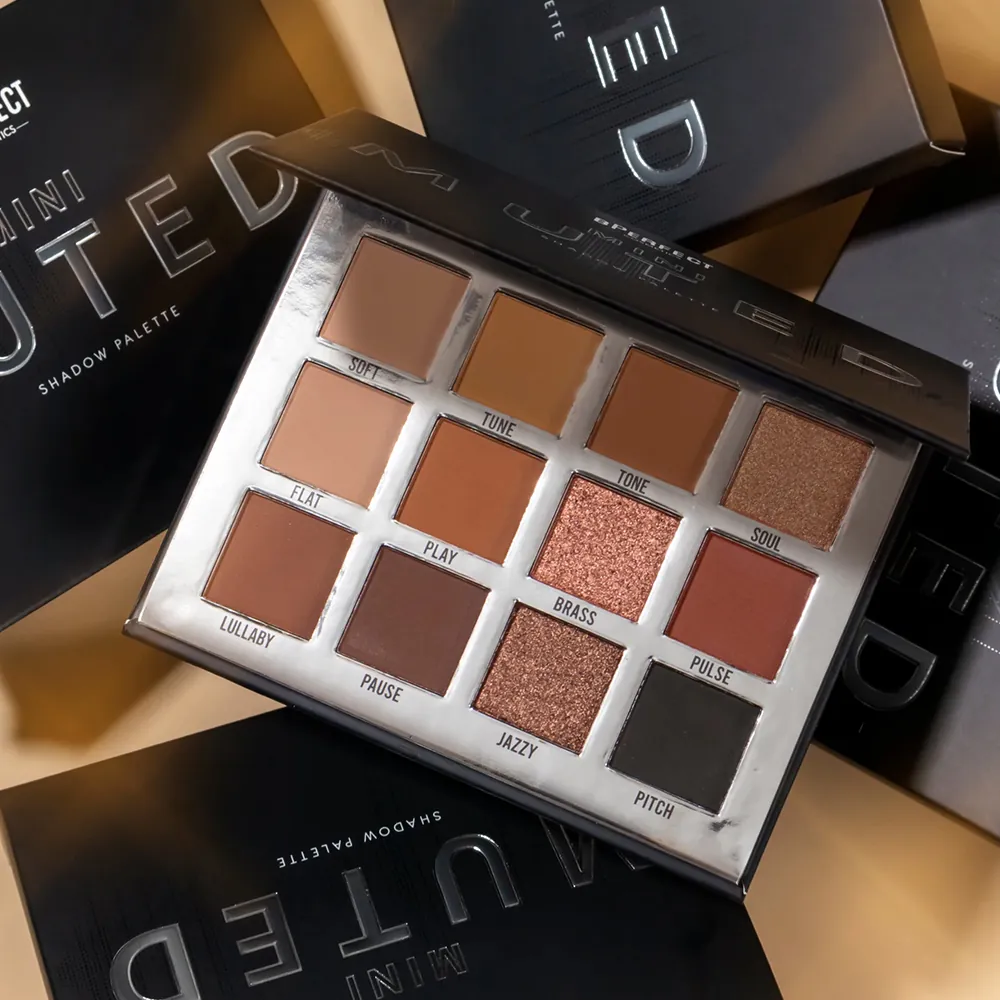 Paleta de Farduri BPerfect Mini Muted Shadow Palette