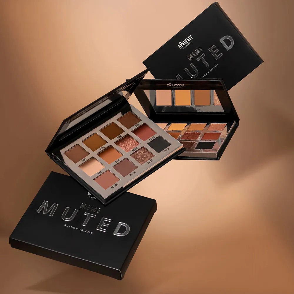 Paleta de Farduri BPerfect Mini Muted Shadow Palette